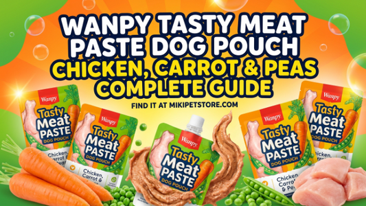 Wanpy Tasty Meat Paste Dog Pouch Chicken, Carrot & Peas Complete Guide