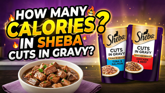 How many calories in sheba cuts in gravy?