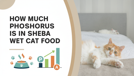 How much phosphorus is in sheba wet cat food