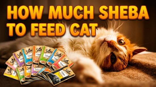 How much sheba to feed cat
