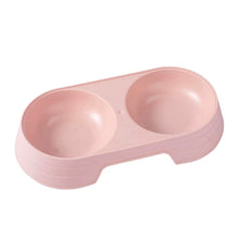 Double-Eye Plastic Bowl for Pets  Food and Water Serving, Durable & Easy to Clean