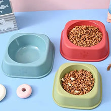Pet Plastic Food Bowl For Cats & Puppy Dog