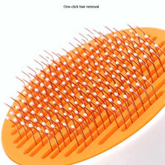 Colourful Self-Cleaning Pet Grooming Brush  Hair Remover Pin Comb for Cats & Dogs