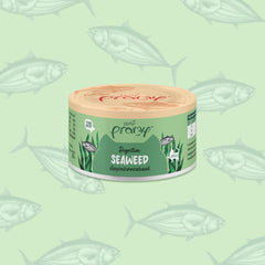 Pramy Cat Can Food Digestion Tuna Topping Seaweed recipe 80g