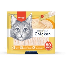 Wanpy Creamy Treat Chicken Lickable Cat Treat 50 Pack 14g