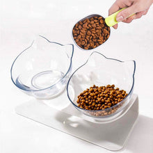 15° Tilted Elevated Pet Feeder for Cats &  Dogs