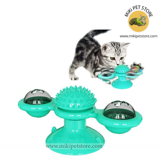 360° Rotating Cat Toy -Spinning & Biting Fun for Indoor Cats