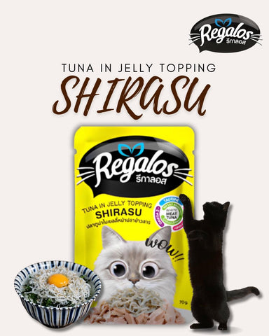 Regalos Pouch Tuna in Jelly Topping Shirasu 70g