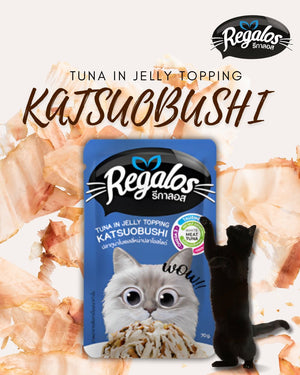 Regalos Pouch Tuna in Jelly Topping Katsuobushi 70g