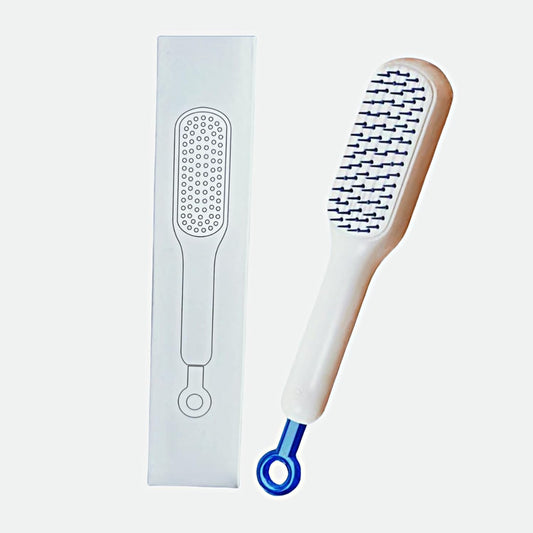 One Click Clean Cat Grooming Brush  Scalable Rotate Lifting Hair Comb