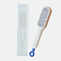 One Click Clean Cat Grooming Brush  Scalable Rotate Lifting Hair Comb
