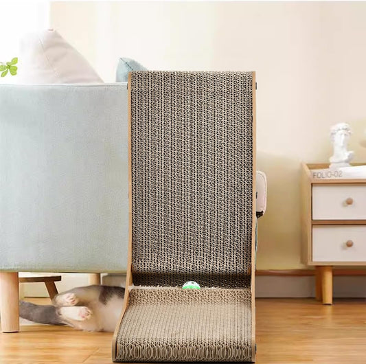Cat Scratcher L-Shaped Vertical Cat Scratch Board