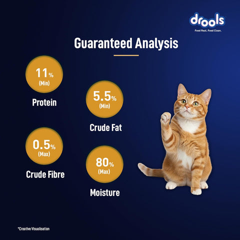 Drools Adult Cat Pouch Chicken Mousse Flavor 80g