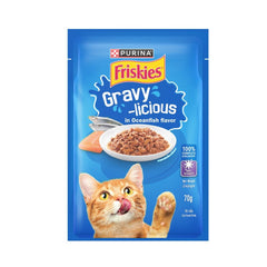Purina Friskies Adult Pouch Gravy Licious in Oceanfish Flavor 70g