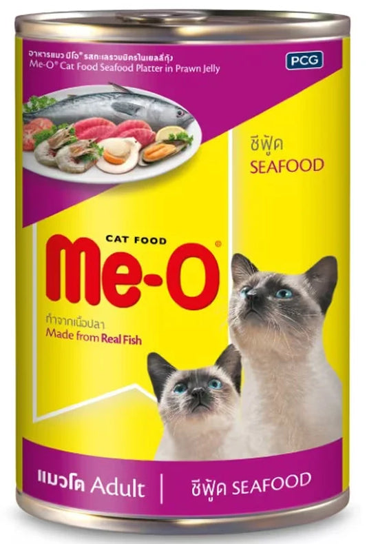Me O SeaFood Canned Wet Cat Food-400gm