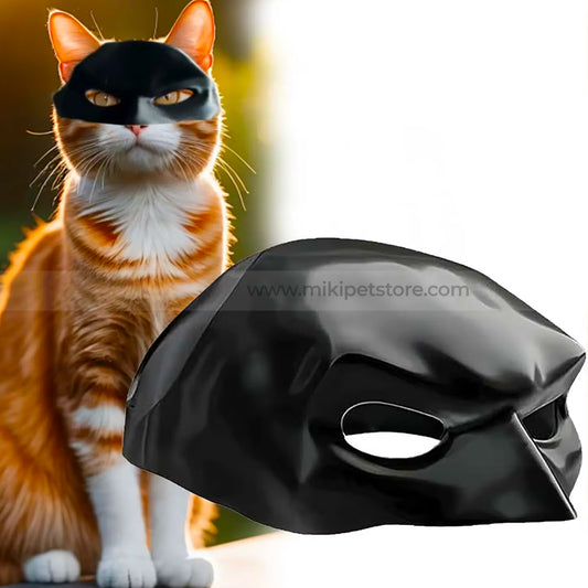 Bat Avenger Cat Mask New Plastic Pet Cat Dog Decoration for Halloween Cosplay Cat Mask