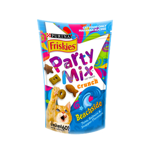 Friskies Party Mix Beachside Crunch Cat Treats 60g