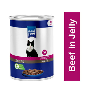 Paw Paw Adult Can Food Beef in Jelly 400g