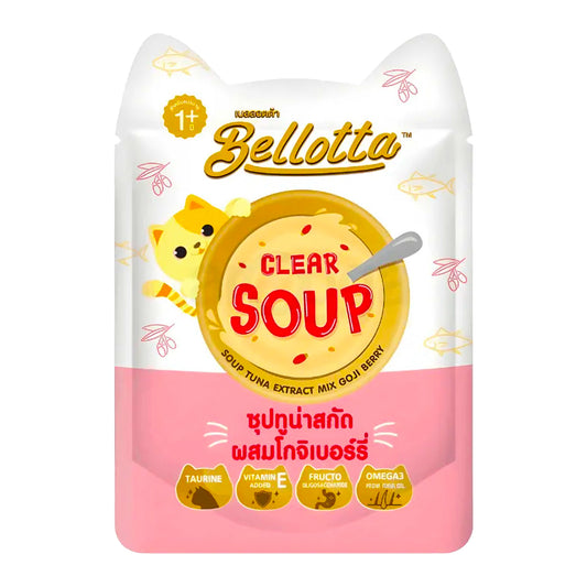 Bellotta Clear Soup  Tuna Extract Mix Goji Berry-40gm