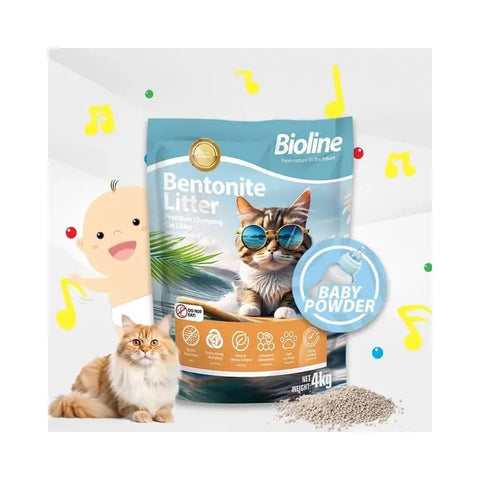 Bioline Bentonite Cat Litter  4kg