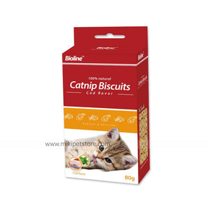 Bioline Catnip Biscuits  Cod Flavor  80g