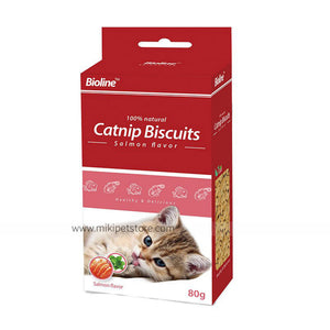 Bioline Catnip Biscuits  Salmon 80g