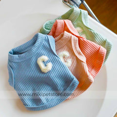 Cotton Summer Vest – Breathable & Lightweight Pet Shirt  for Cat & Puppies