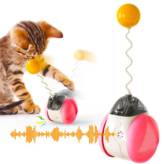 Eco-Friendly Bird Chirping Self-Balancing Cat Toy Multi-Function