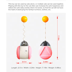 Eco-Friendly Bird Chirping Self-Balancing Cat Toy Multi-Function