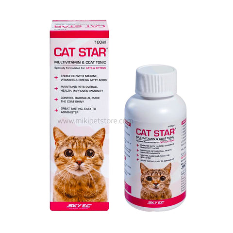 Cat Star Multivitamin Syrup & Coat Tonic for Cats 100ml