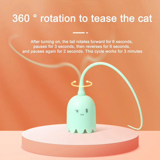 Electric Cat Teaser & Auto Rolling Ball Toy