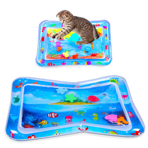 Cat Water Play Mat – Anti-Scratch, Cooling & Interactive Pad for Cats