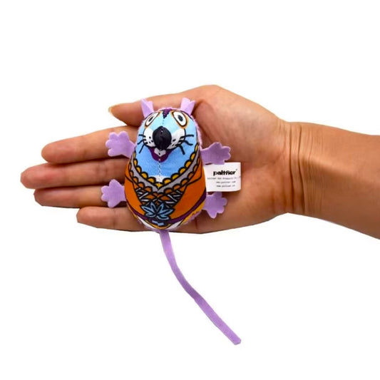Catnip toy for cats – colorful mouse-shaped plush toys with catnip, ideal for interactive play and teeth grinding.
