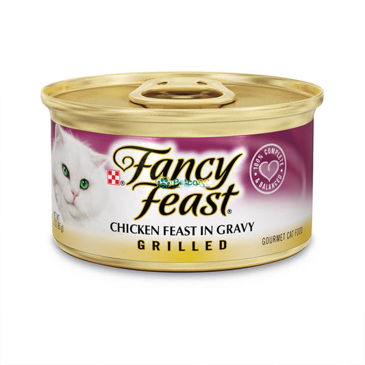 Fancy Feast Wet Cat Food in can  Chicken Feast in Gravy 85gm
