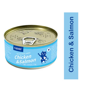 Faenbei Cat Canned Food Chicken & Salmon 170g