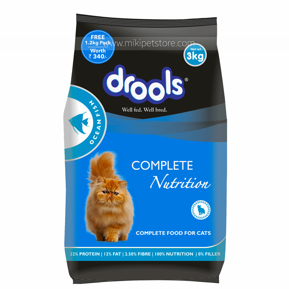 Drools Adult Cat Food Ocean Fish Flavour
