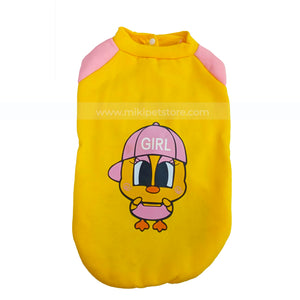 Cartoon Pattern Dress For Small Dog and Cat