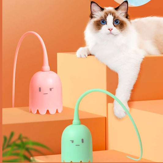 Smart Magic Tail™ – Electric Cat Teaser & Auto Rolling Ball Toy, cat ball toy 