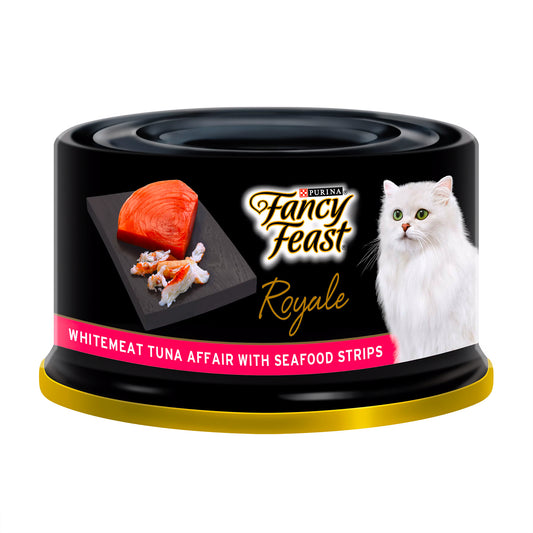 Fancy Feast Royale Tuna Affair with Seafood Strips 85g Cat Food