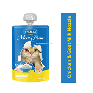 Faenbei Cat Food Chicken & Goat Milk Nozzle Pouch 90g