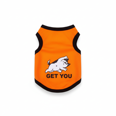 Summer Pet Vest – Breathable Cartoon Print Clothes for Cats & Small Dogs