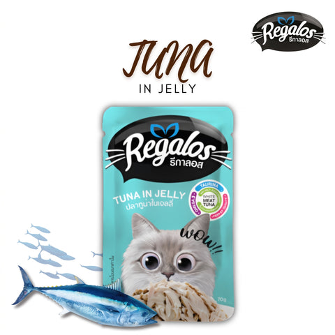 Regalos Pouch Cat Food Tuna in Jelly Cat 70g