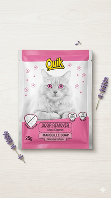 Quik Odor Remover Cat Litter Deodorizer – Marseille Soap Fragrance 25g