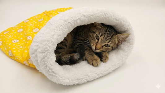 Corduroy Pet Sleeping Bag for Cats & Dogs