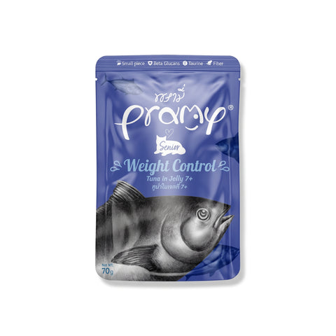 Pramy WEIGHT CONTROL Tuna in Jelly for Senior Cats (7+) 70gm