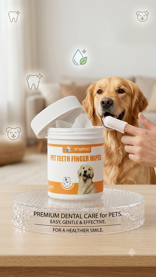Dog & Cat Finger Tooth Wipes 50PCS