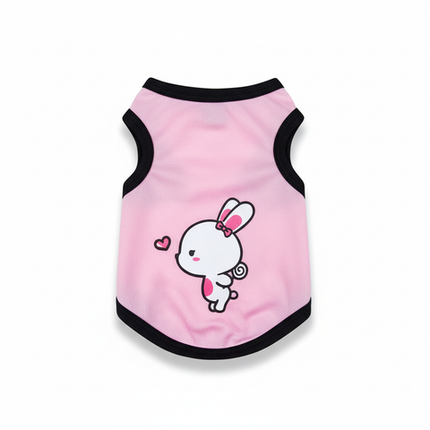 Summer Pet Vest Breathable Cartoon Print Clothes