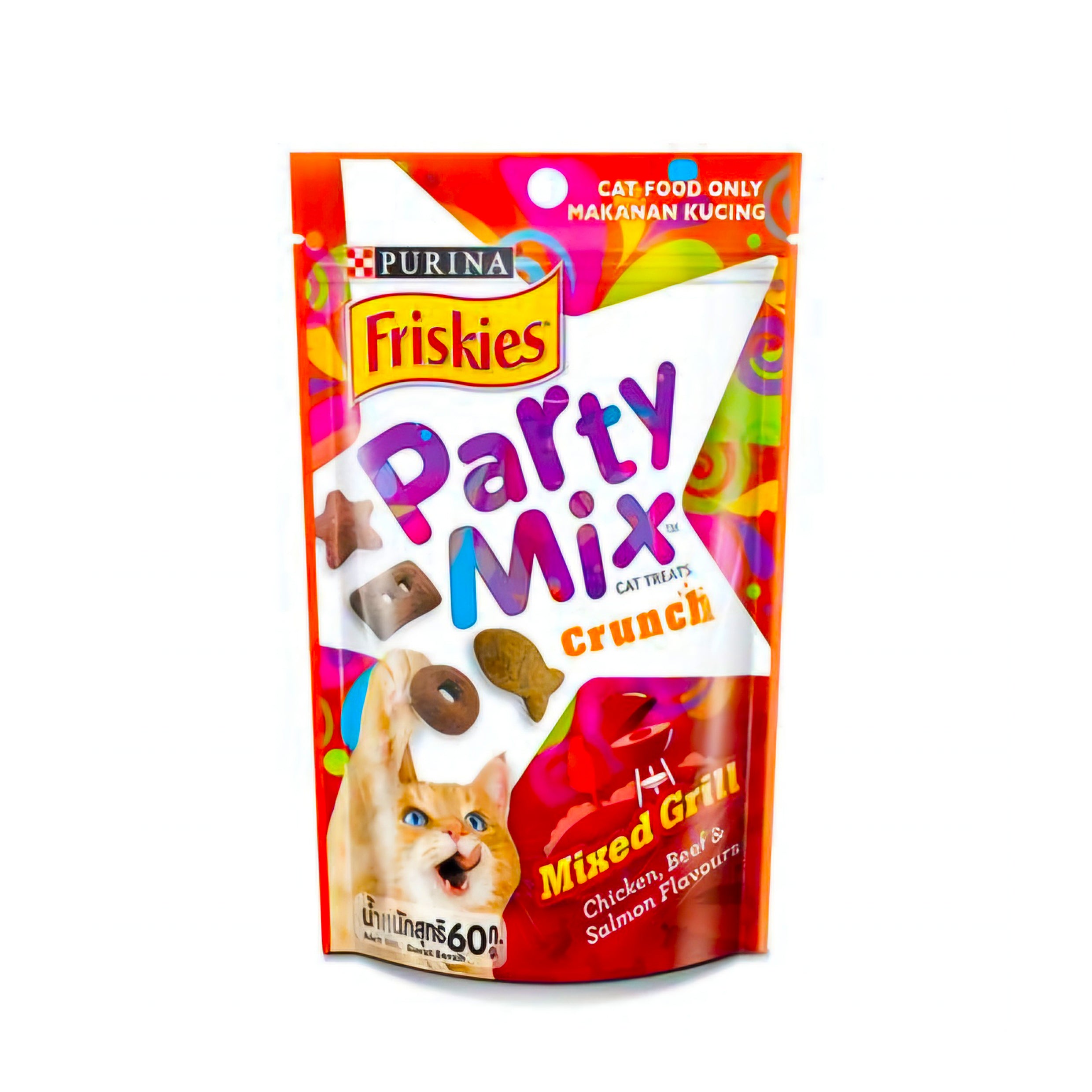 Friskies Party Mix Cat Treat – Mixed Grill 60gm