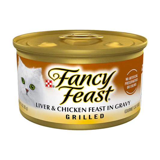 Fancy Feast Grilled Liver & Chicken in Gravy (85g)