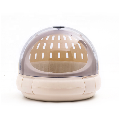 Portable Capsule Design Travel Pet Carrier Hand Bag & Litter box Combo